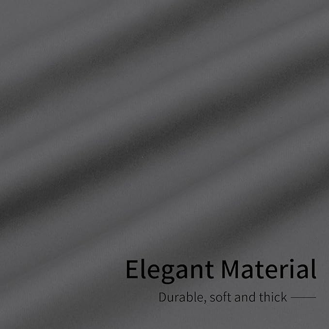 Easy-Going Blackout Curtains for Bedroom, Solid Thermal Insulated Grommet and - Image 6