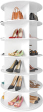 SpaceAid 6 Tier Rotating Shoe Rack Tower, Spinning Shoe Display Lazy Susan by SpaceAid