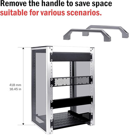 GeeekPi 8U Server Cabinet, 10 inch Server Rack - Image 3