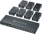 HDMI Extender Splitter 1x7 1080P@60Hz Over Cat 5E/6/7 Ethernet Cable 50m by PWAYTEK