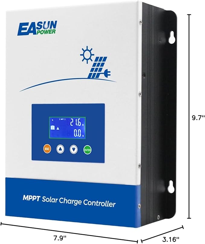 POWLAND 80A MPPT Solar Charge Controller, 12V/24V/36V/48V Auto, Max Input 150V - Image 7