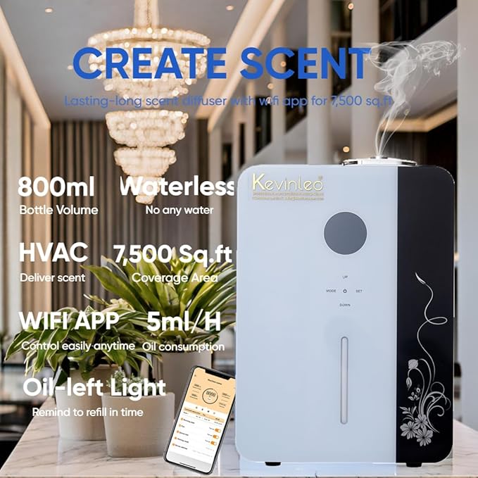 Kevinleo Scent Diffuser Machine WiFi Control - Image 7