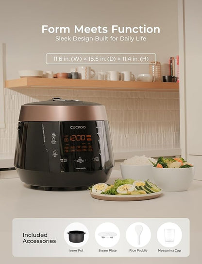 CUCKOO High Pressure Rice Cooker 10-Cup Uncooked / 20-Cup Cooked - Image 6