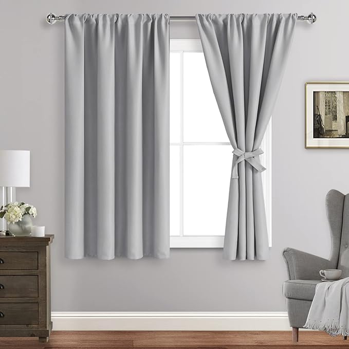 JIUZHEN Blackout Curtains for Bedroom by JIUZHEN