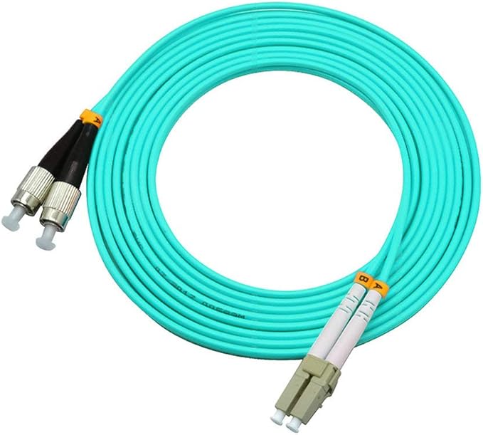Jeirdus 3Meters 10ft LC to FC Duplex 50/125 10G OM3 Multi-Mode Fiber Optic - Image 3