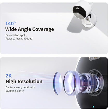 Aqara G100, 2K Indoor/Outdoor Security Camera, HomeKit Secure Video, 2-Way Audio - Image 2