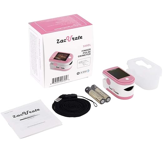 Zacurate Pro Series 500DL Fingertip Pulse Oximeter Blood Oxygen Saturation - Image 6