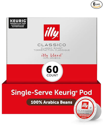 illy Coffee K Cup, Pods for Keurig Machines Classico Medium Roast, 100% Arabica by illy