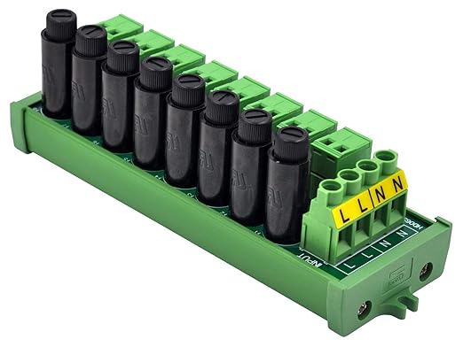 Screw Mount AC 24-250V 8 Channel Pluggable Top Wiring Terminal Block Power - Image 3