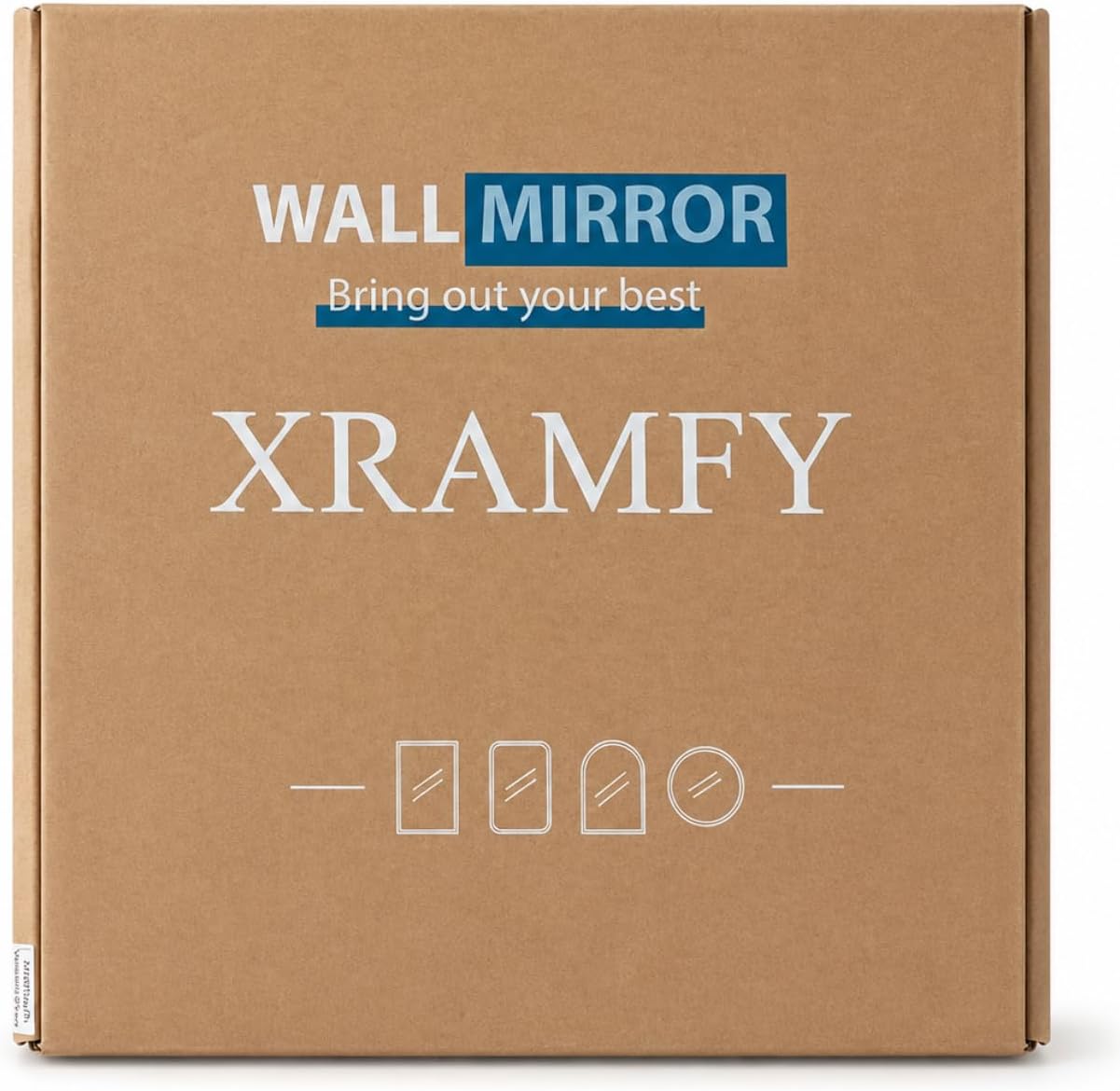 XRAMFY 30 Inch Round Mirror-Black Circle Mirrors for Bathroom, Entryway | Modern Hanging Vanity Mirror for Livingroom, Wall Decor, Bedroom, Matte Black Circle Decorative Wall Mirror