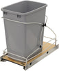 Rev-A-Shelf Steel Bottom Mount Single 35 Quart 8.75 Gallon Waste Bin Trash by Rev-A-Shelf
