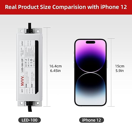 12V LED Driver 100W Waterproof IP68 Power Supply Low Voltage Transformer - Image 4