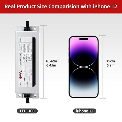 12V LED Driver 100W Waterproof IP68 Power Supply Low Voltage Transformer - Image 4