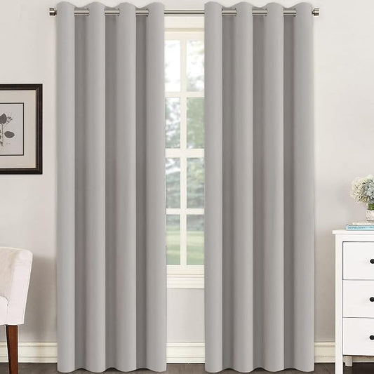 H.VERSAILTEX Premium Blackout Thermal Insulated Room Darkening Curtains by HVERSAILTEX