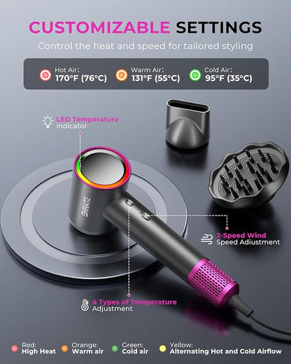 SHRATE Professional High Speed Ionic Hair Dryer | Ultra-Fast Drying | 500 - Image 8