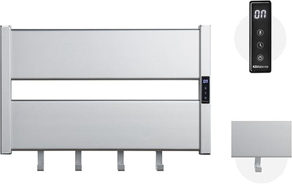 K&KALONZO Towel Warmer for Bathroom, Wall-Mounted Heated Towel Rack by KKALONZO