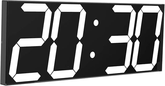 CHKOSDA LED Large Digital Wall Clock, Oversize Wall Clock by CHKOSDA