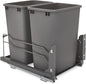 Rev-A-Shelf Double Pullout Trash Cans by Rev-A-Shelf