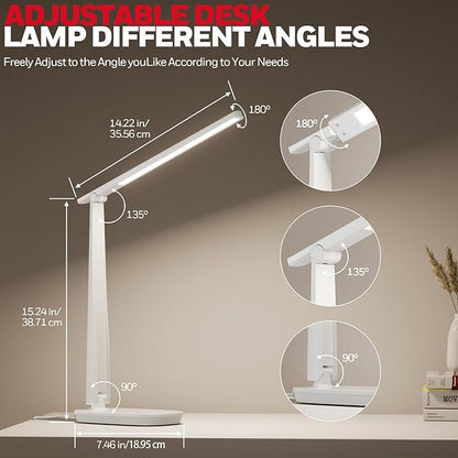 Honeywell LED Desk Lamp for Home Office, Eye-Caring Light - Image 5