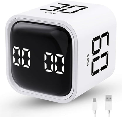 Productivity Timer Flip Gravity Sensor Cube Timer Countdown & Countup, Mute & by LUCKYTIME
