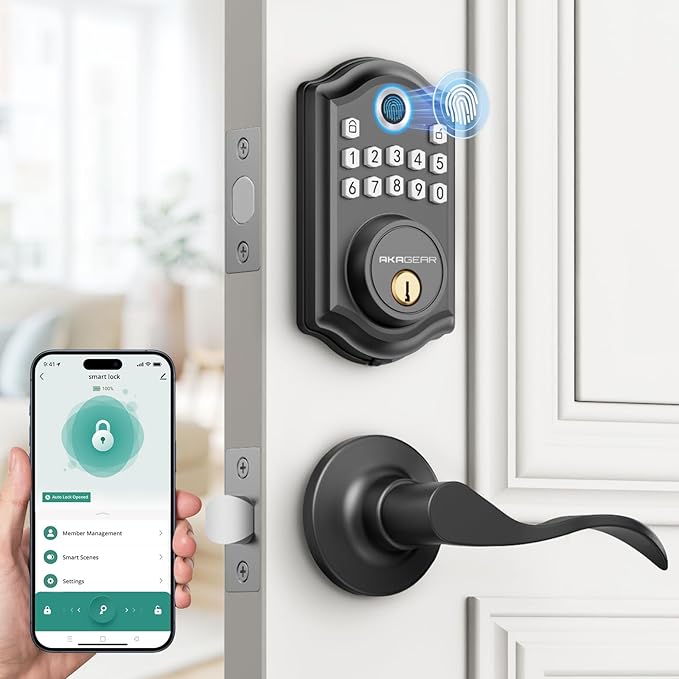 DS10 Pro Keyless Entry Door Lock by AKAGEAR