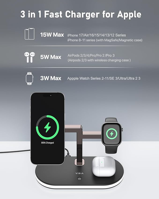 VBA 4 in 1 Wireless Charging Station - Image 6