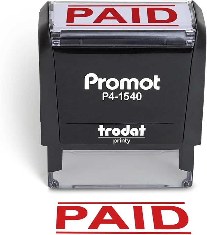Promot Paid Stamp Self Inking by PROMOT