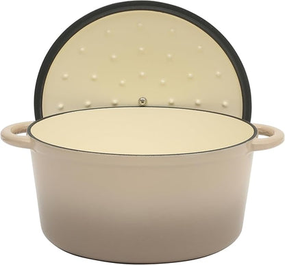 Gibson Home Addlestone 7 Qt Enameled Cast Iron Dutch Oven Pot - Image 6
