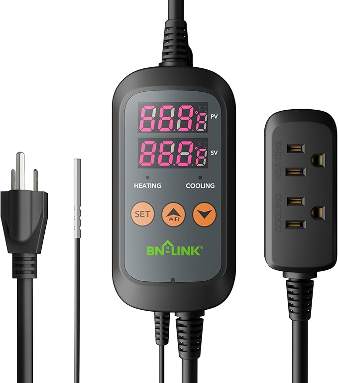 BN-LINK Digital Temperature Controller Thermostat Outlet by BN-LINK