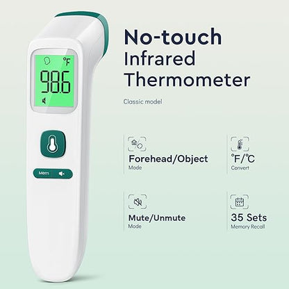 Viproud Forehead Thermometer for Adults and Kids, Fast Accurate Thermometer - Image 2
