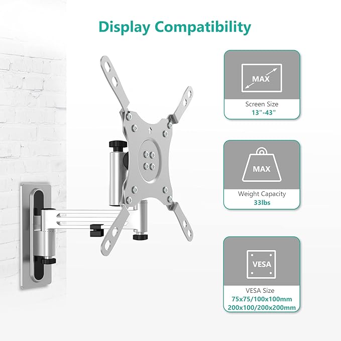 WALI RV TV Mount, Lockable TV Wall Mount - Image 2