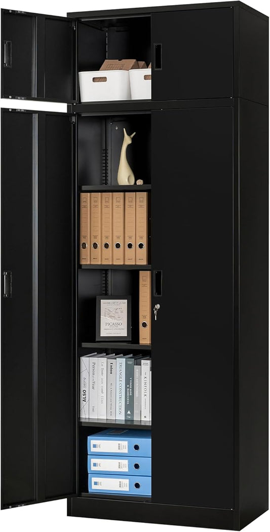 Storage Cabinet, 87 Inch Tall Metal Storage Cabinet by TaskStorz
