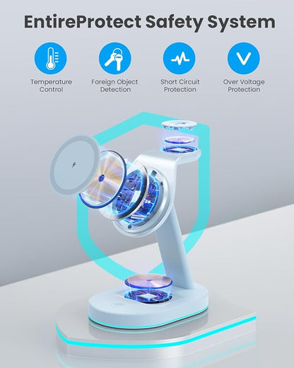 3 in 1 Wireless Charger Charging Station - Image 5