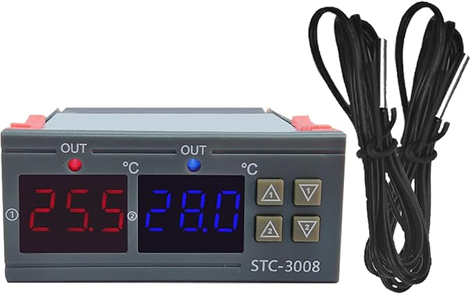 Oumefar Digital Display Intelligent Temperature Controller Dual Control - Image 6