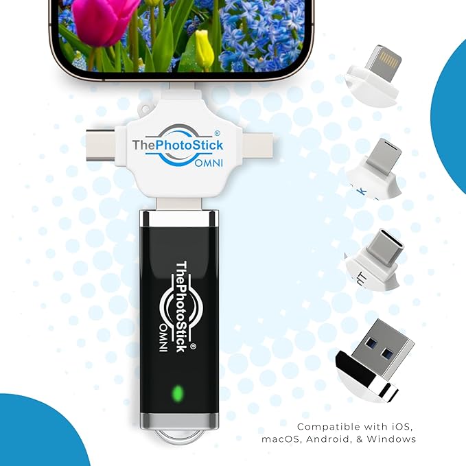 ThePhotoStick® Omni 128GB USB Flash Drive & Memory Stick – Photo & Video Backup - Image 9