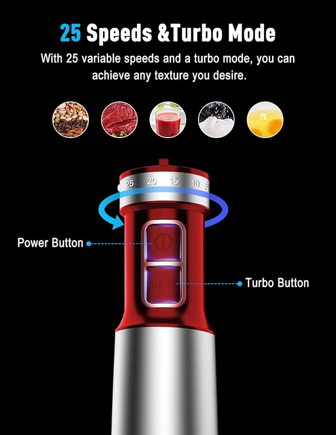 Powerful Immersion Blender handheld, 2025 New Update Hand Blender, - Image 3