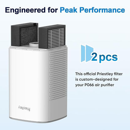 Priestley Small Air Purifiers for Home Bedroom Dorm Office Desktop, 20dB Quiet - Image 7