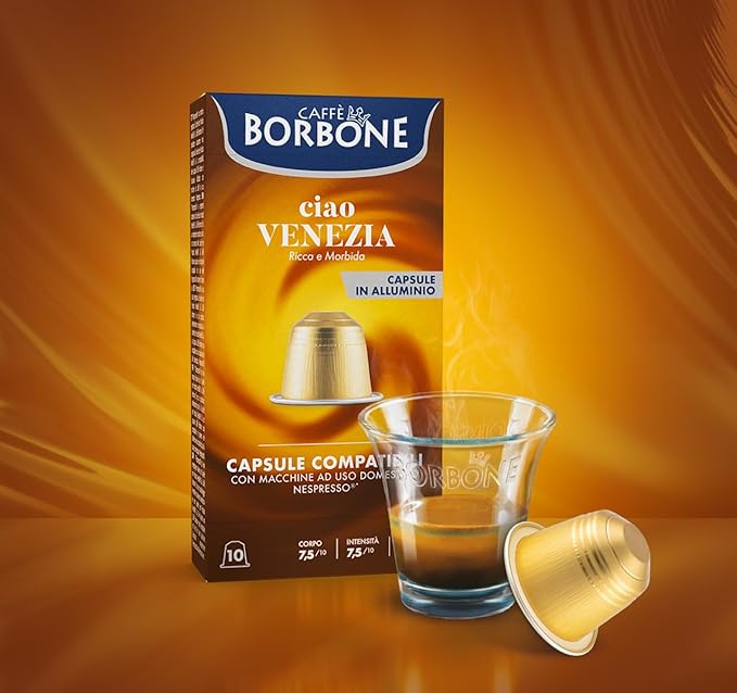 Caffè Borbone Ciao Venezia Aluminum Capsules Compatible - Image 3