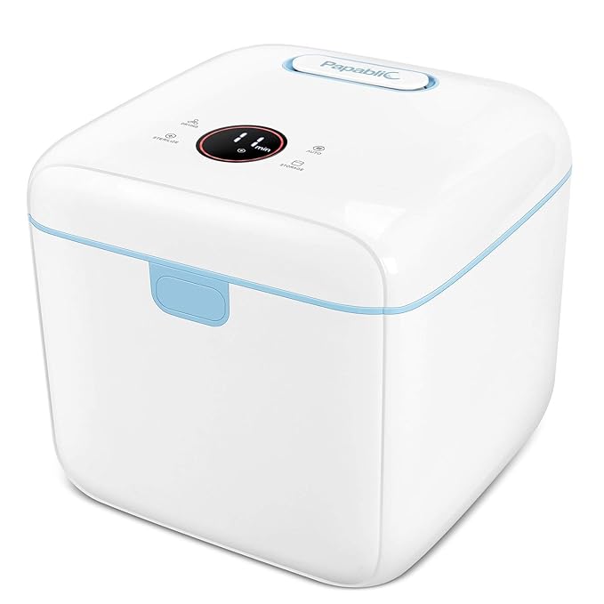 Papablic 4-in-1 UV Light Sanitizer and Dryer, Large Capacity UV-C Cleaner by Papablic