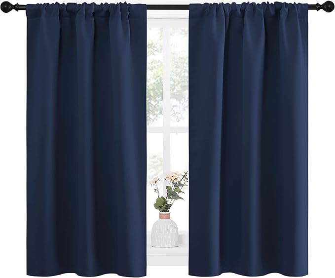 NICETOWN Kitchen Curtains, Short Blackout Curtains & Drapes, Thermal Insulated - Image 2