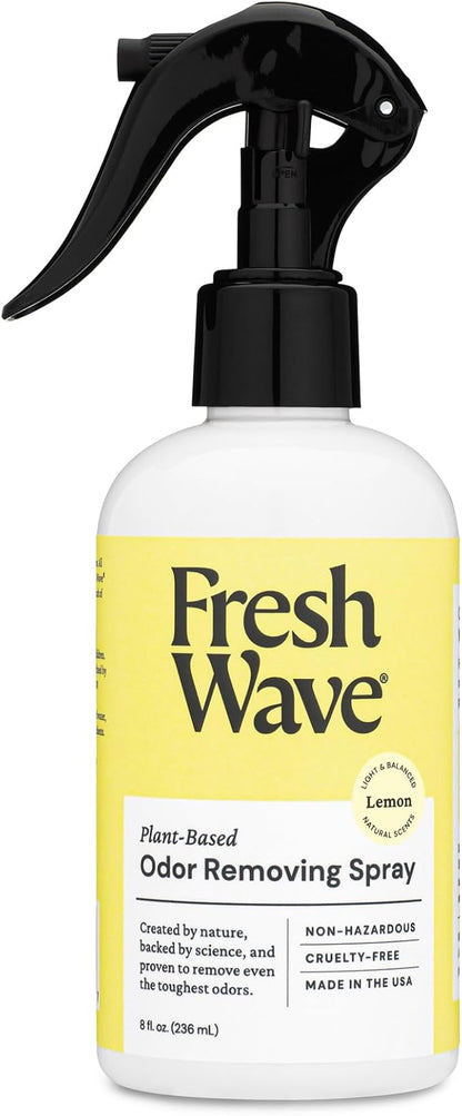 Fresh Wave Lemon Odor Eliminator Spray & Air Freshener, 8 fl. oz. | Odor by FreshWave