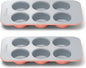 Caraway Nonstick Ceramic 6 Cup Muffin Pan Duo – Non-Toxic, PTFE & PFOA Free – by Caraway