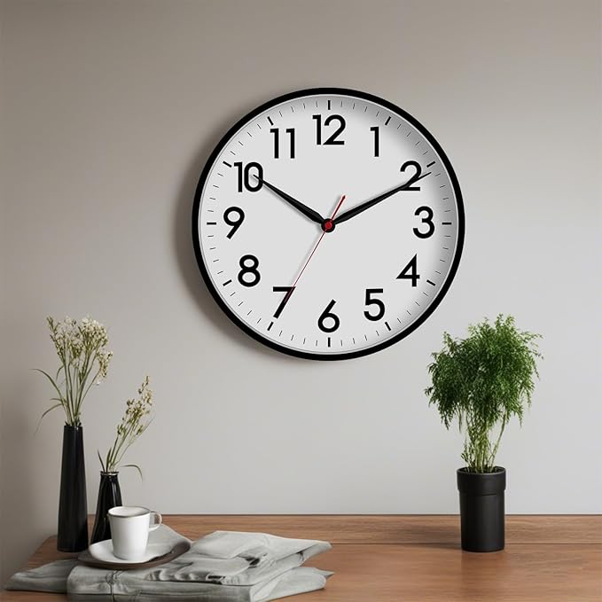 AKCISOT 16 Inch Wall Clock Large Silent Non-Ticking Wall Clocks Battery Operated - Image 7