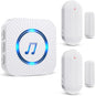 Door Chime, SanJie Wireless Door Sensor Chime When Door Opens, Door Entry Alarm by SANJIEGuardSecurity