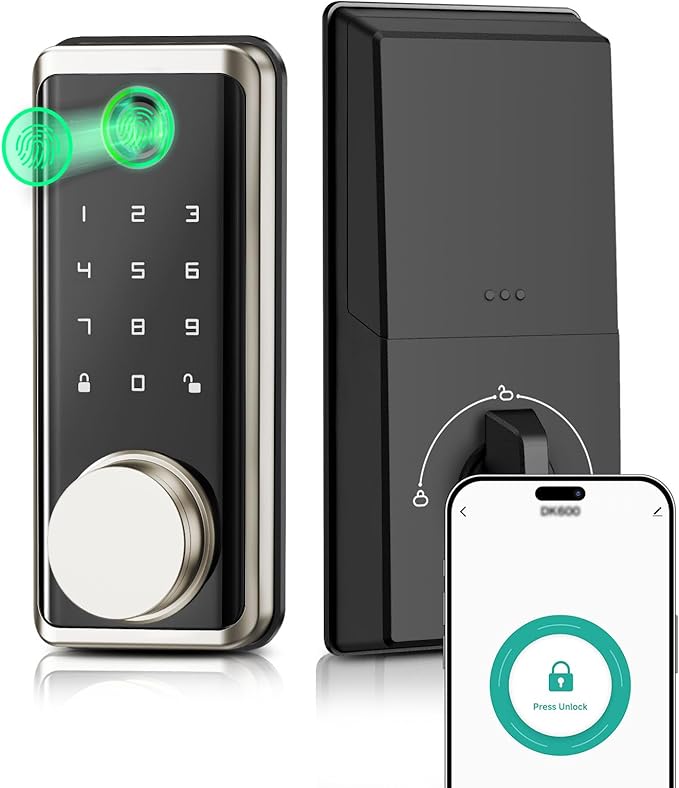 Smart Locks Front Door, Keyless Entry Door Lock by CypherCore