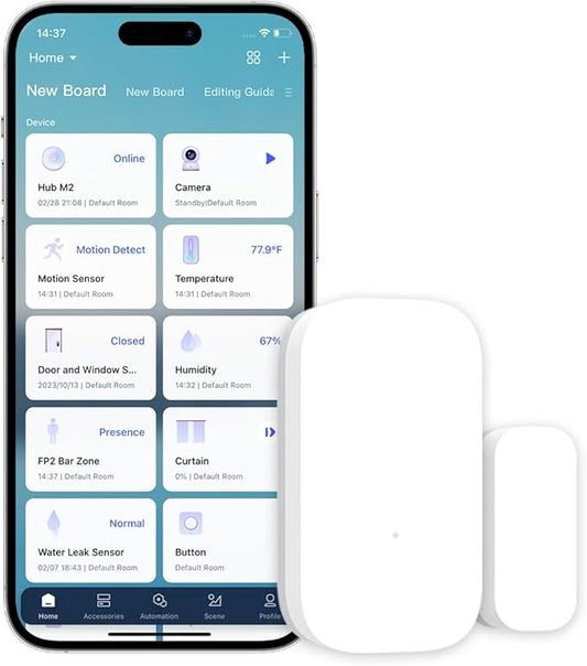 Aqara Zigbee Door and Window Sensor, Wireless Contact Sensor, Home Automation by Aqara