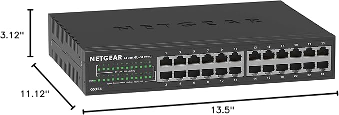 NETGEAR 24-Port Gigabit Ethernet Unmanaged Essentials Switch - Image 6