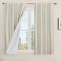 LAMIT Full Blackout Window Linen Curtains by LAMIT
