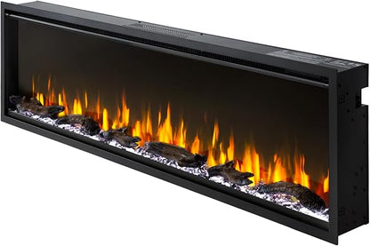 PuraFlame Herman 60 Inch Smart Linear Electric Fireplace by PuraFlame