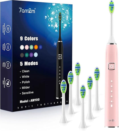 7AM2M Ultrasonic Electric Toothbrush by 7AM2M